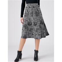 Knit Panelled Skirt